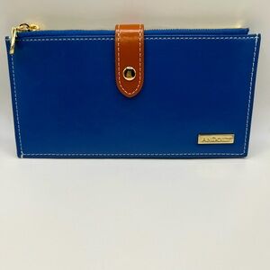 Women'S Genuine Leather Wallet RFID Blocking Credit Card Holder Zipper Purse Cel